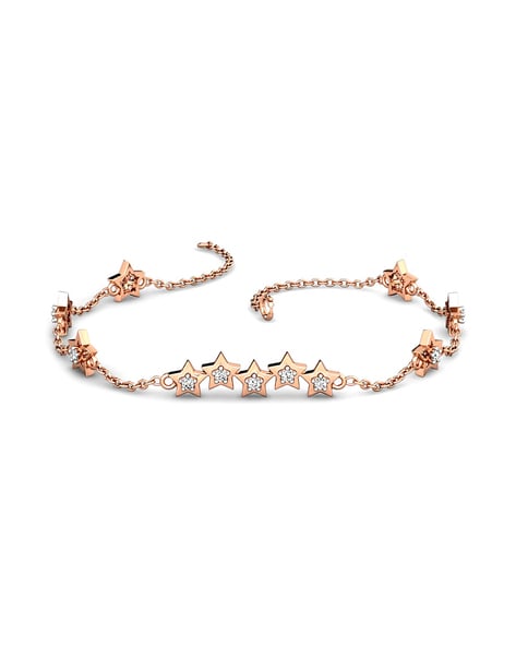 Naffessa Diamond Bracelet for women under 45K - Candere by Kalyan Jewellers
