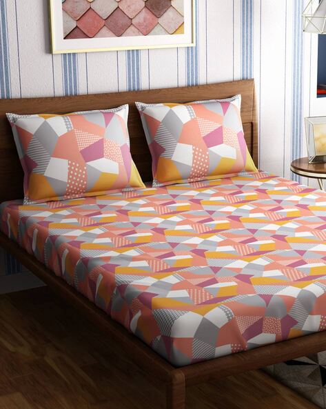 double cotton bed sheet 144 TC Cotton King Printed Flat Bedsheet - Buy  double cotton bed sheet 144 TC Cotton King Printed Flat Bedsheet Online at  Best Price in India | Flipkart.com