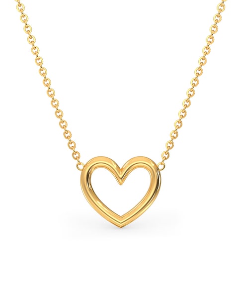 Archived 18ct Yellow Gold 3.01ct Heart Yellow Sapphire & 0.24ct Diamond  Pendant