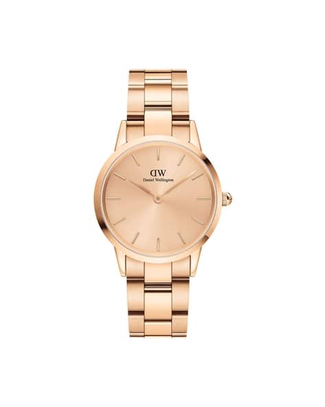 Daniel Wellington Women Iconic Link Unitone Round Analogue Watch - DW00100483