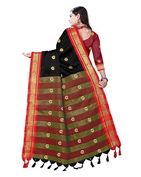 Buy Big Border Kanchipuram Sarees Online | Singhania's