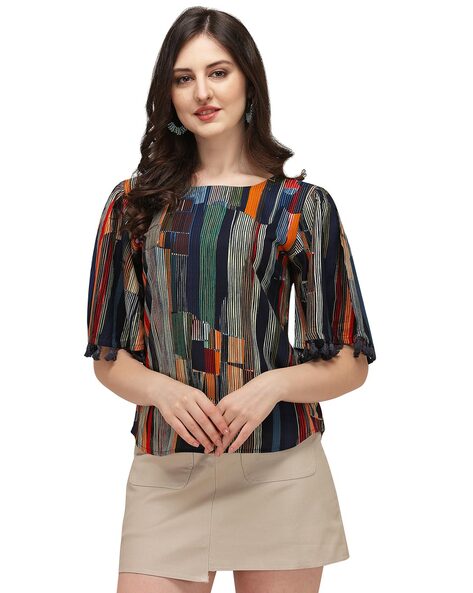 Buy Multicoloured Tops for Women by OM SAI LATEST CREATION Online