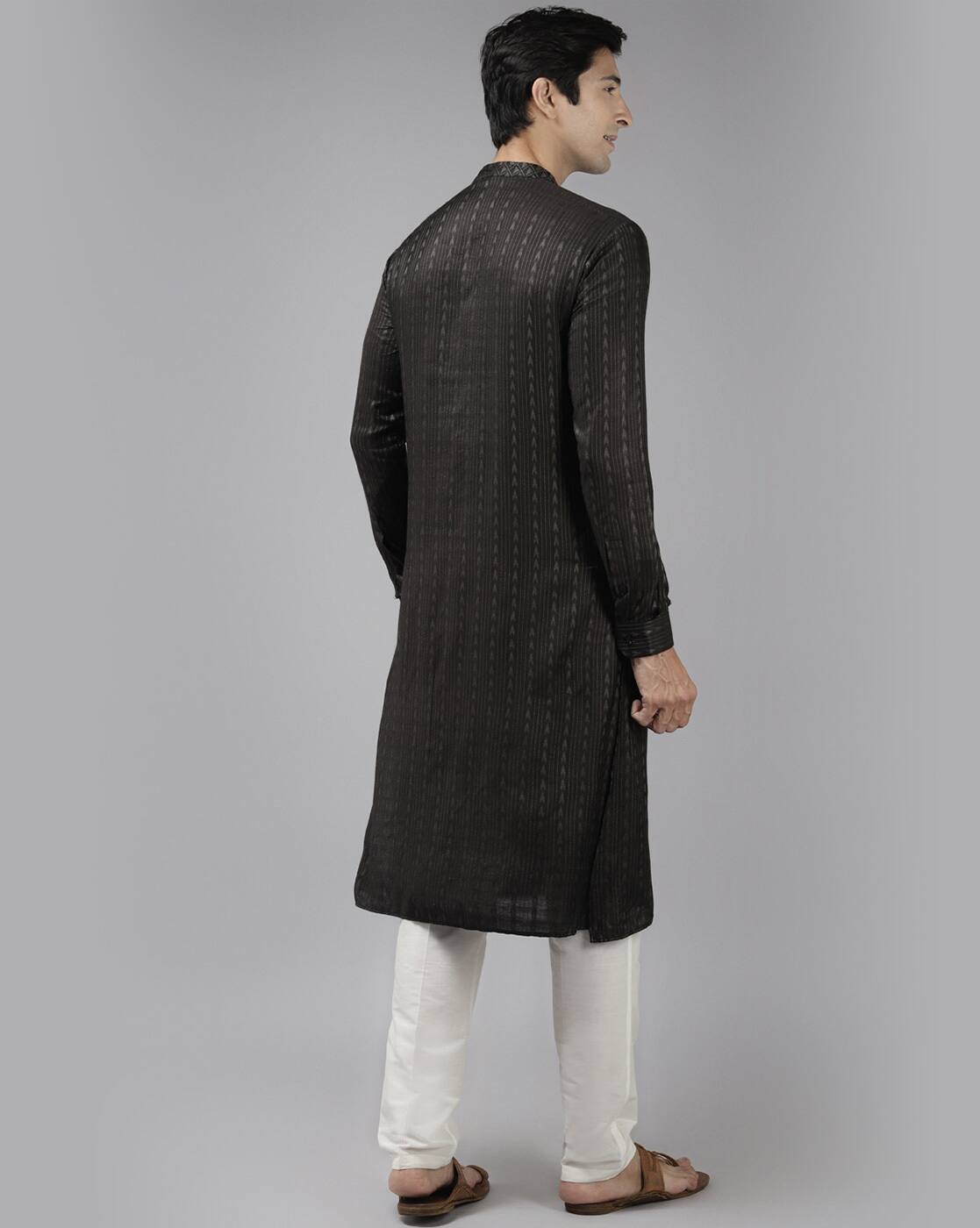Buy Olive 2-Piece Ethnic Suit for Men 