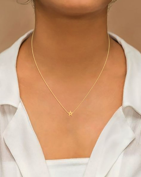 Star chain necklace deals gold