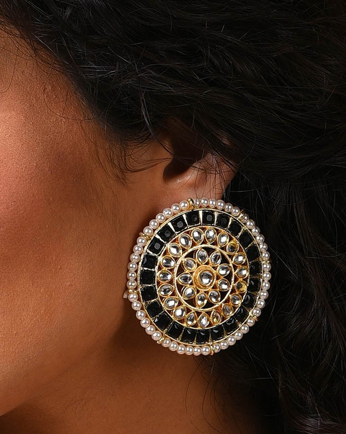 Queen Of The Hive Earrings, Black – Chic Soul