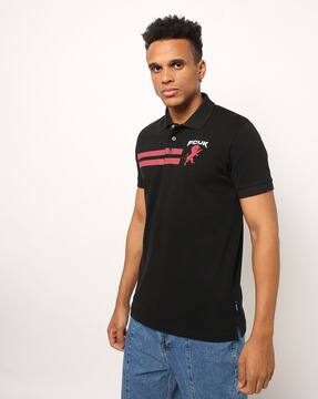 Buy Black Tshirts for Men by French 