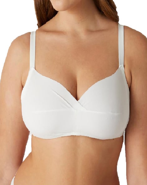 Buy Zivame Padded Non Wired 3-4th Coverage Maternity Bra - Burgundy online