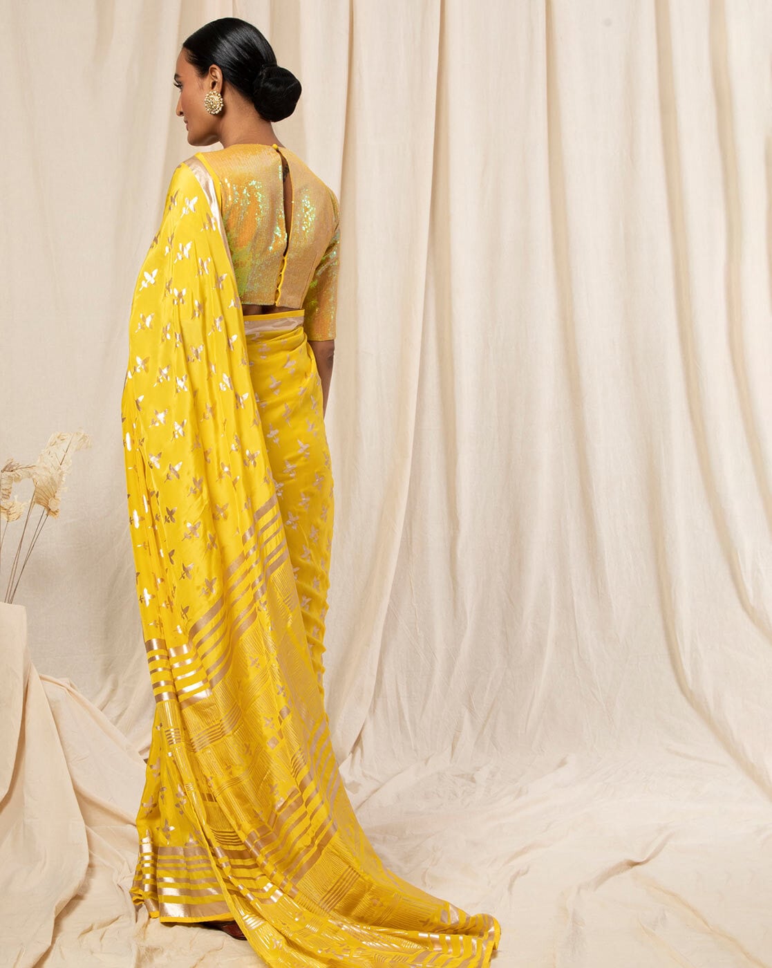 Hansika in Masaba saree – South India Fashion