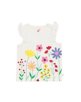 h by hamleys Floral Print Round-Neck Top-picture-15
