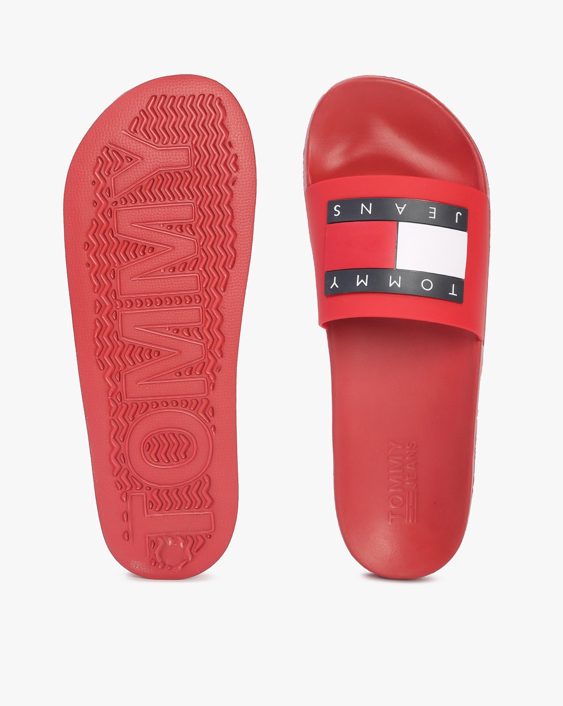 Buy Red Flip Flop Slippers for Men by TOMMY HILFIGER Online