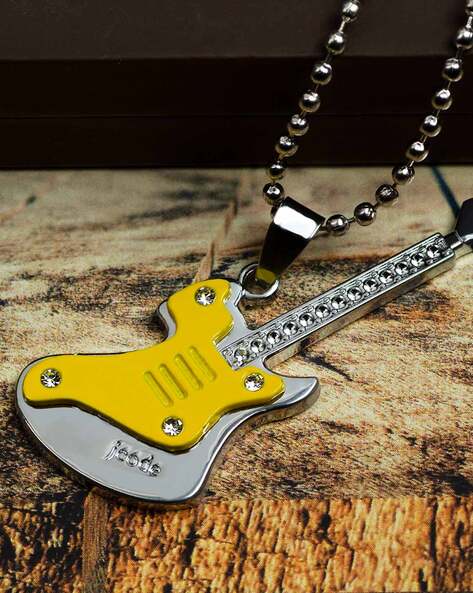 Statement Rock Music Guitar Pendant Necklace for Men Women Retro Punk Biker  Jewelry Gift Boyfriend Birthday Gift - AliExpress