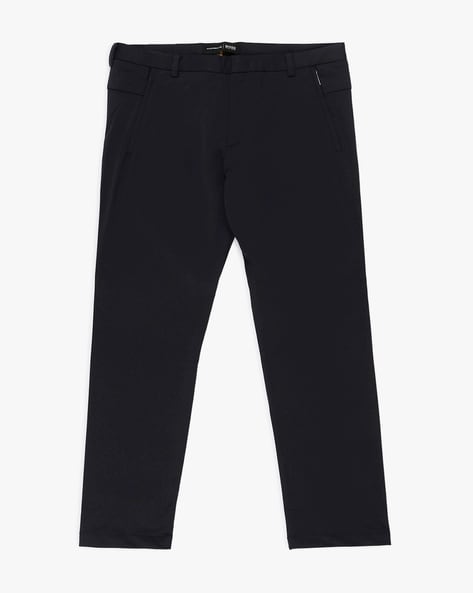Tall Black Zip Pocket Extra Long Skinny Stretch Trousers  New Look
