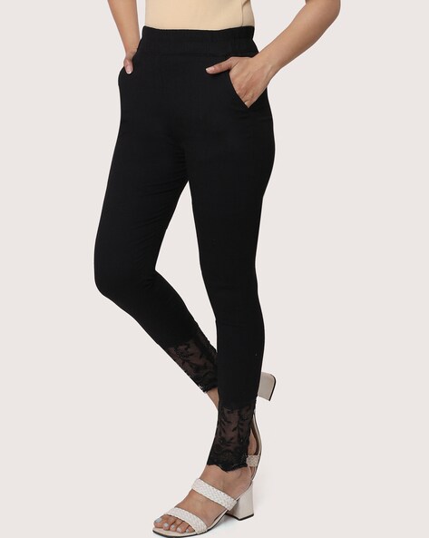 Lace Pant with Insert Pockets Price in India
