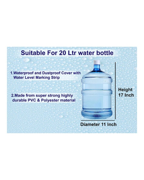 Blue polyester water dispenser bottle cover