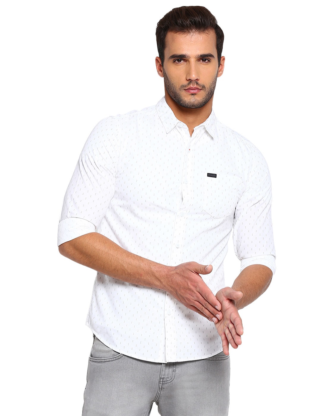 Buy White Shirts for Men by Wrangler Online 
