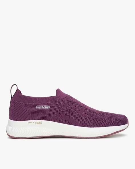 campus textured slip on casual shoes