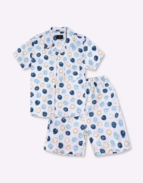 Buy White Nightsuit Sets for Boys by Urban Hug Online