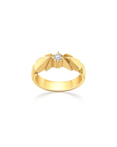 Malabar Gold and Diamonds 22 KT purity Yellow Gold Ring 100001262866_Y_19  for Men : Amazon.in: Fashion