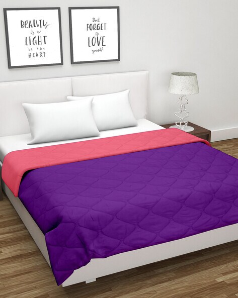 purple microfiber blanket