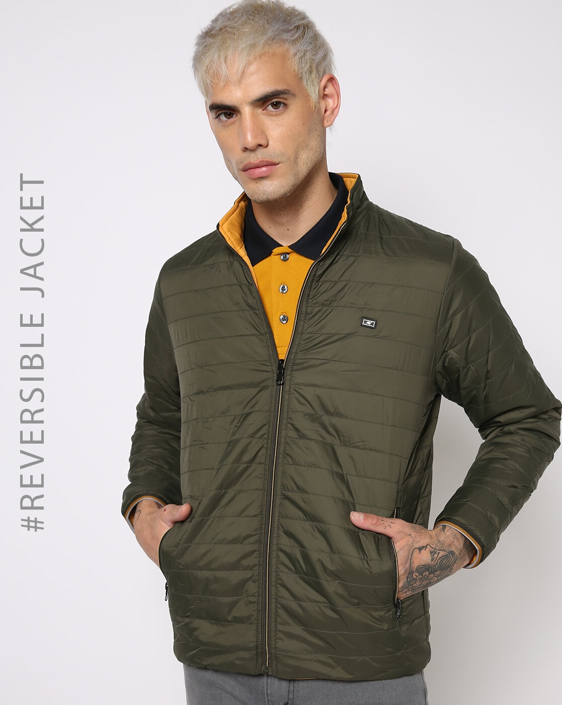 C&D By Monte Carlo Green Jacket With Hood | 6220617907-1 | Cilory.com