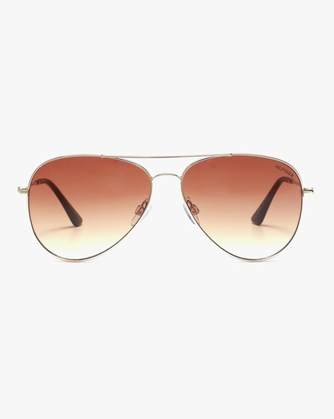 Torino Aviator Sunglasses in Yellow Gold