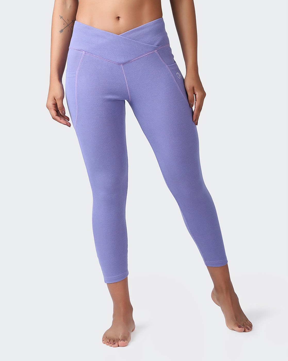 High Waist Pure 7/8 Legging: Lilac – Glyder