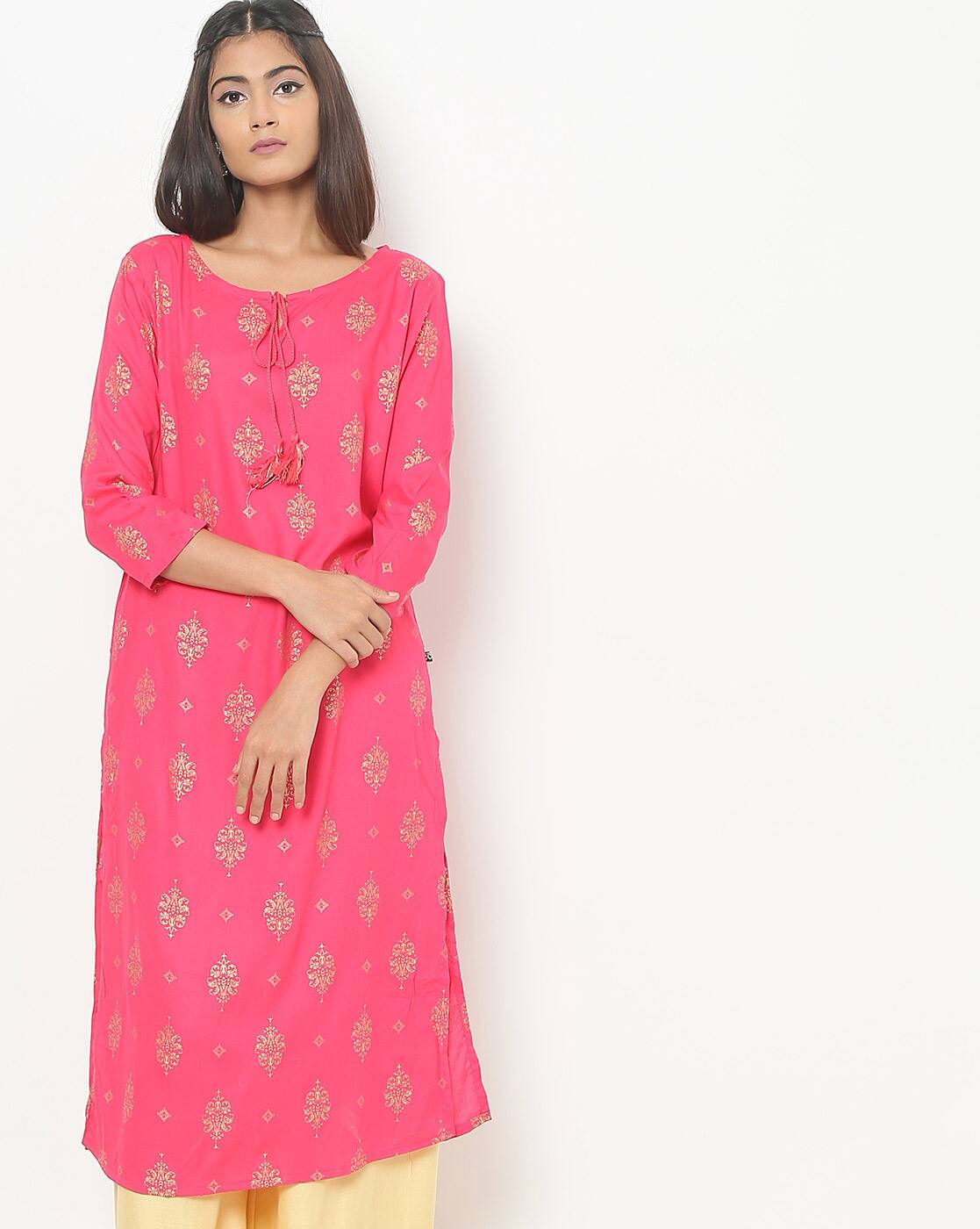 Buy Pink Kurtas \u0026 Kurtis for Women by 