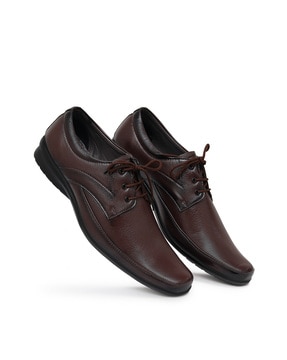 brown formal shoes without laces