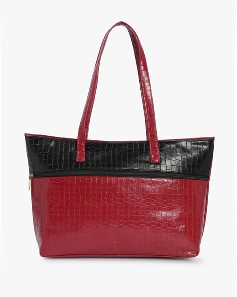 Buy Cherry Red Black Handbags for Women by Fabbhue Online