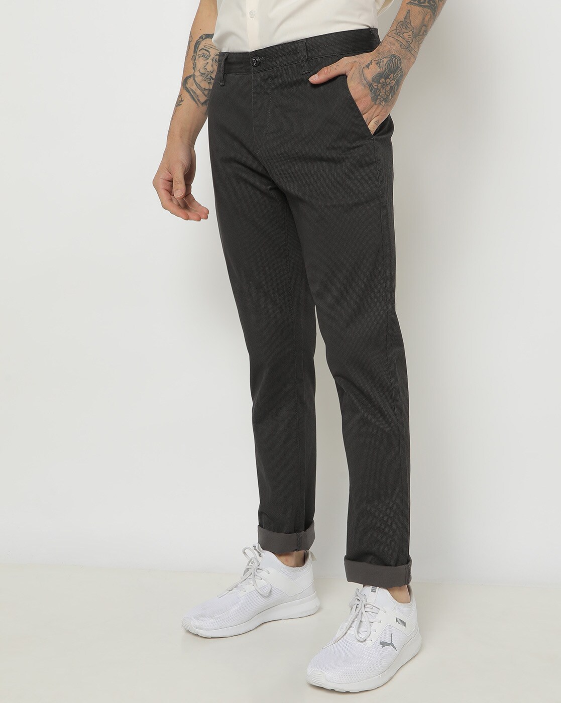 Buy Black Trousers  Pants for Men by JOHN PLAYERS Online  Ajiocom