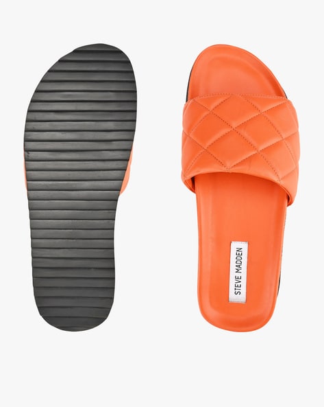 Buy Orange Flip Flop Slippers for Men by STEVE MADDEN Online