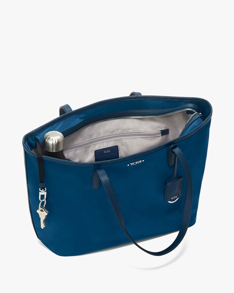 Buy TUMI Voyageur Tote Bag with Brand Tag Blue Color Women