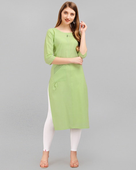 Buy Green Kurta Suit Sets for Women by NAINVISH Online | Ajio.com