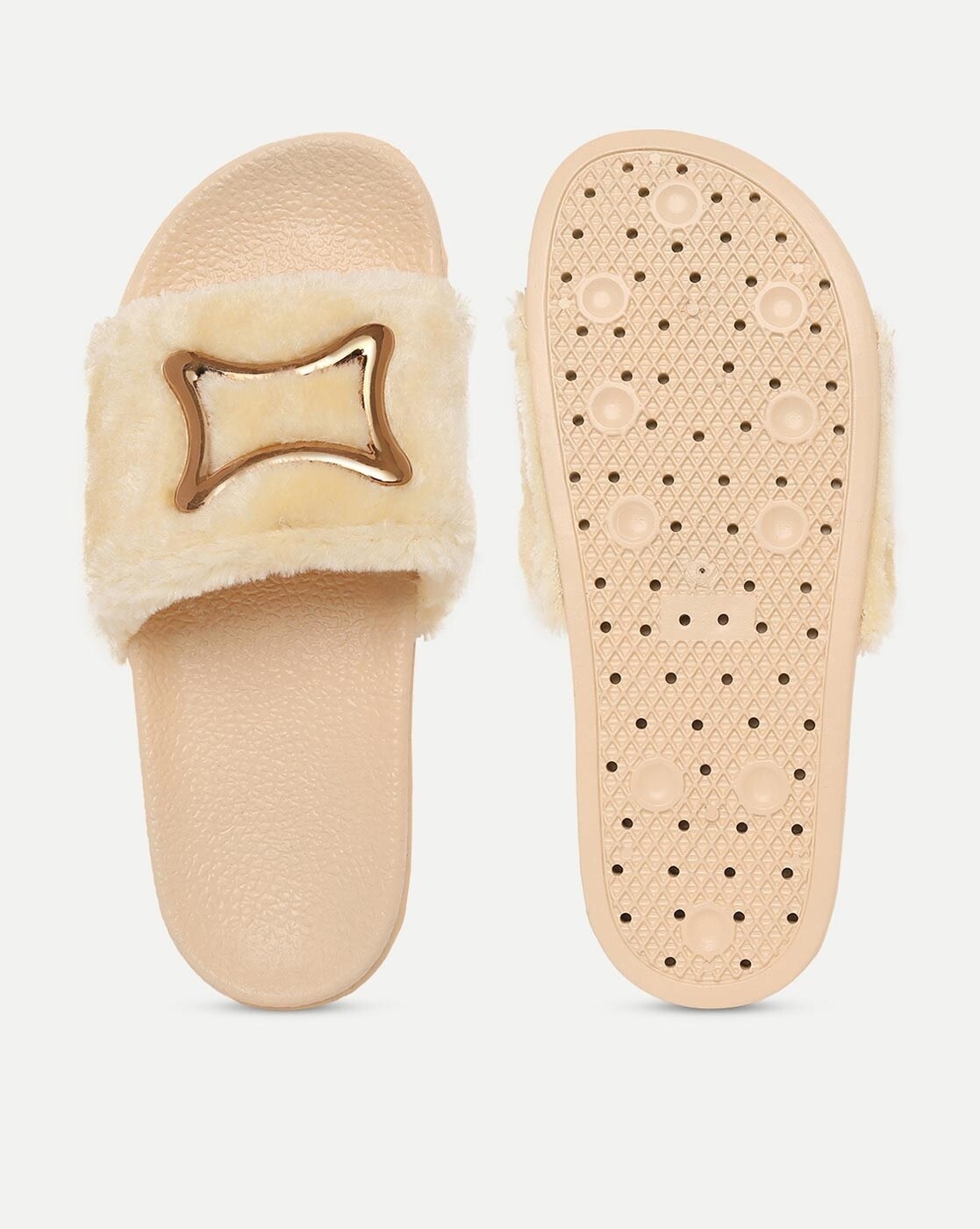 Buy Peach Flip Flop Slippers for Women by FREECO Online Ajio