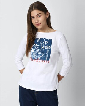 Crew Neck Crop Top - Ready-to-Wear 1AB8BF