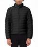 TUMI M Reversible Black nylon to Gray wool coat jacket men's EG5 overcoat