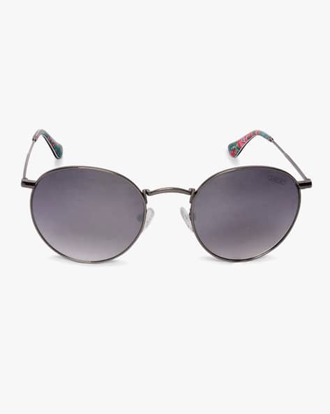 Temps Des Cerises TC300602 UV-Protected Full-Rim Round Sunglasses