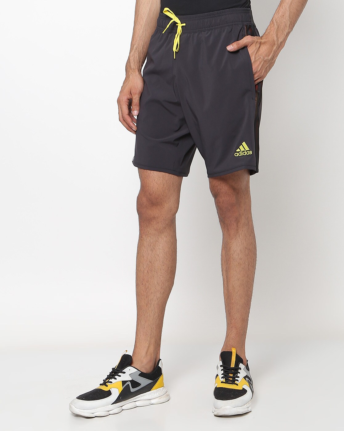 adidas mens drawstring shorts