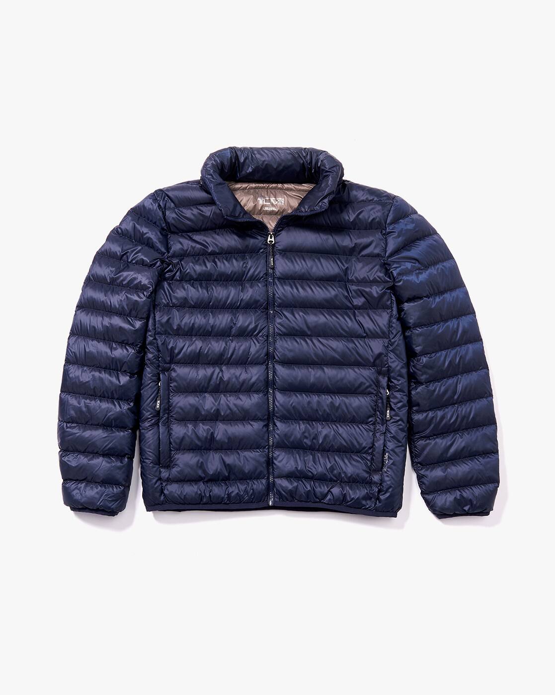 Buy TUMI Pax Preston Packable Travel Puffer Jacket | Navy Color
