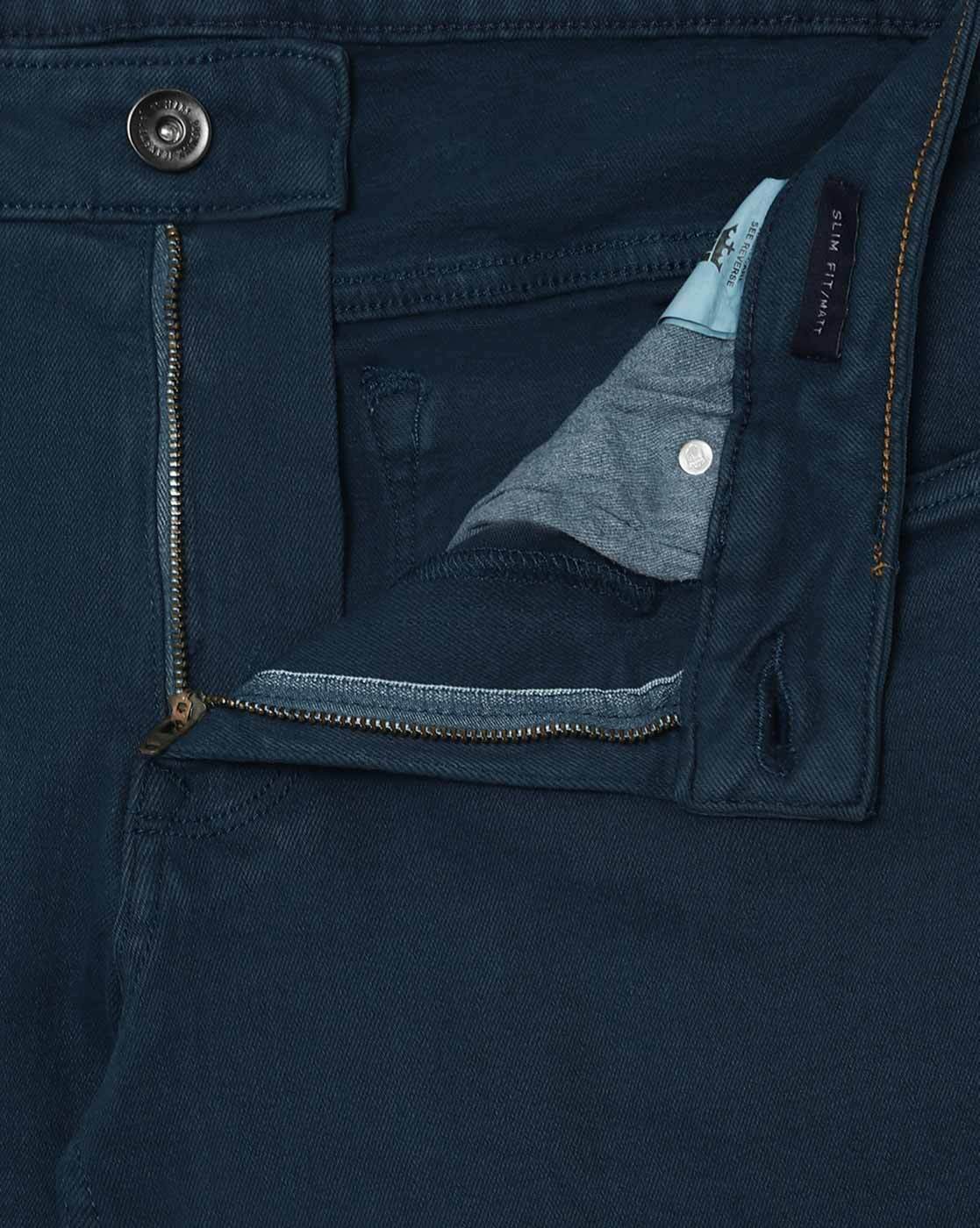 Buy Louis Philippe Jeans Men Blue Matt Fit Stretchable Jeans on