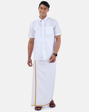 Buy White Ethnic Suit Sets for Men by 