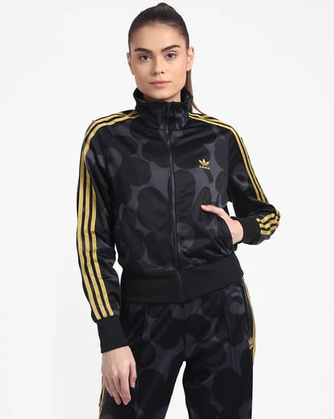 black and gold adidas tracksuit womens