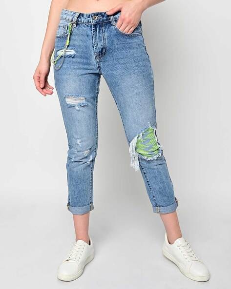 Deal Jeans Distressed Slim Fit Jeans