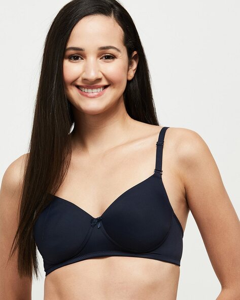 T-shirt Bra with Bow Accent