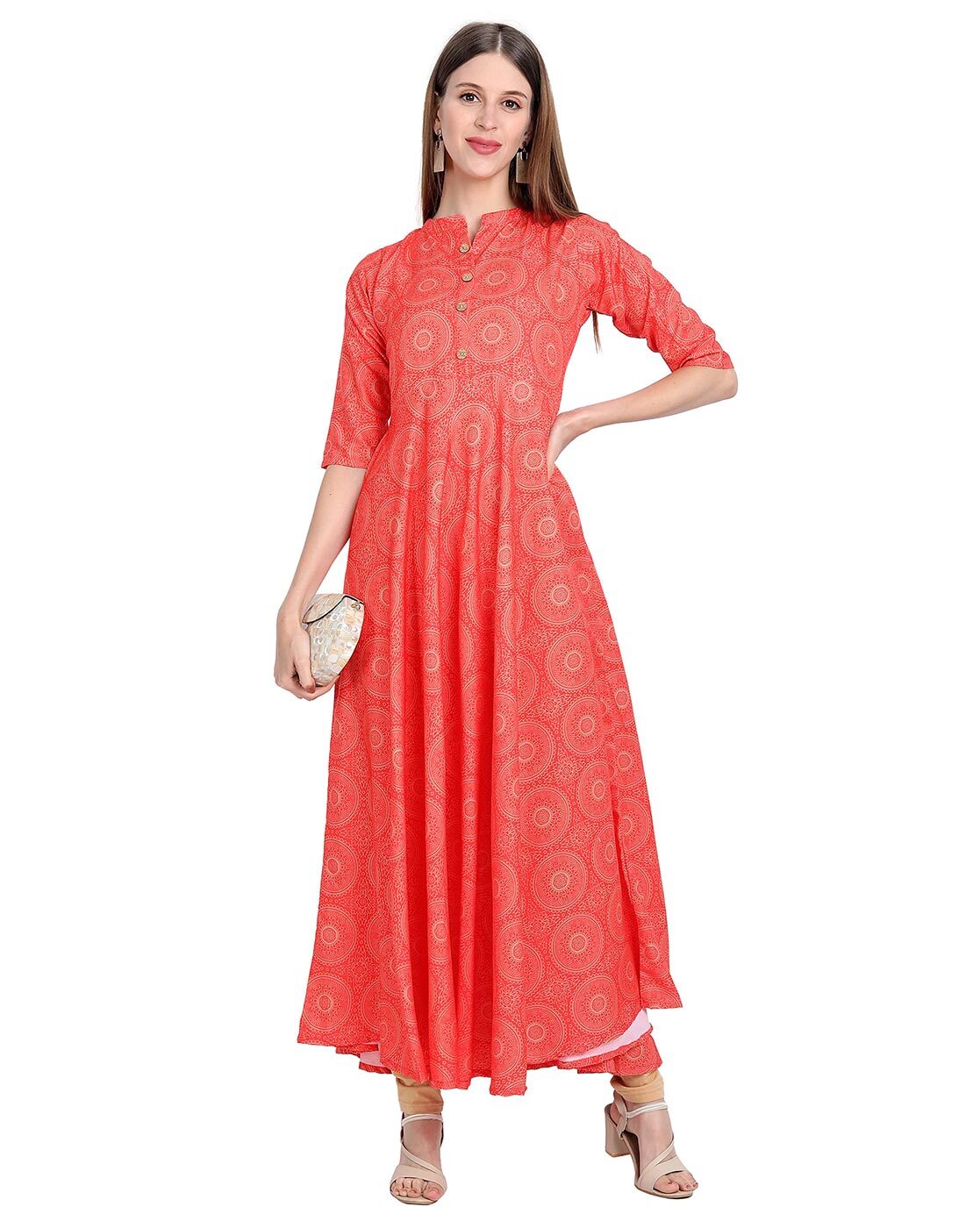 Buy Orange Dresses & Gowns for Women by VAIDEHI FASHION Online | Ajio.com