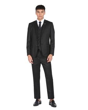 Buy Black 3P-Suit Sets for Men by ARROW 