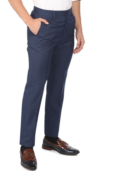 Excalibur Men's Skinny Fit Formal Trousers (EXTROMEZ0120002_39_Black_38W x  28L) : Amazon.in: Fashion
