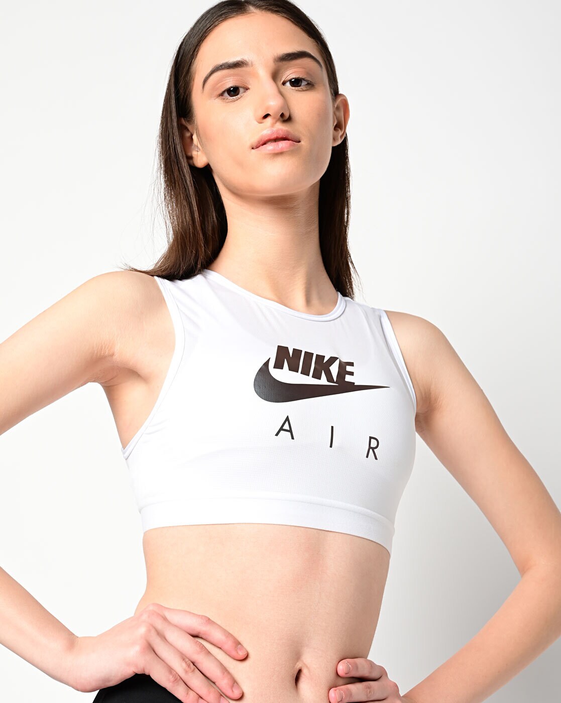 Alpha Sports Bra with Zip Accent