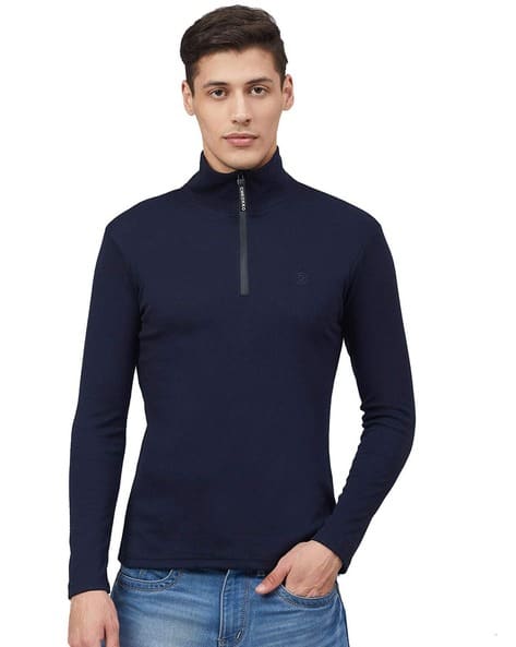 Chkokko Regular Fit Turtleneck T-Shirt