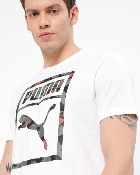 Puma box cheap logo t shirt